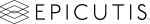 Epicutis logo with three stacked diamond outlines beside modern EPICUTIS wordmark